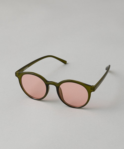 CIAOPANIC(チャオパニック)の「ウェリントンサングラス(サングラス・レディース・ベージュ/その他/グリーン・FREE)」の2枚目の写真