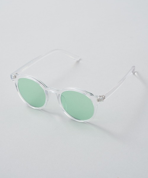 CIAOPANIC(チャオパニック)の「ウェリントンサングラス(サングラス・レディース・ベージュ/その他/グリーン・FREE)」の3枚目の写真