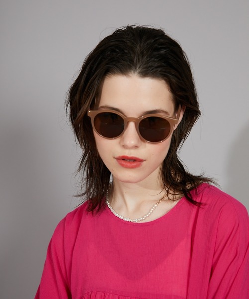 CIAOPANIC(チャオパニック)の「ウェリントンサングラス(サングラス・レディース・ベージュ/その他/グリーン・FREE)」の7枚目の写真