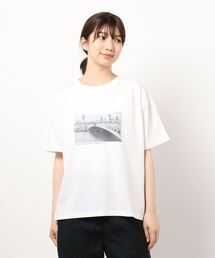 Te chichi | モノクロフォトTシャツ（bridge）(Tシャツ/カットソー)