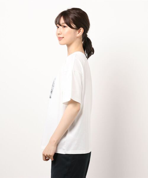 Te chichi（テチチ）の「モノクロフォトTシャツ（bridge）（Tシャツ/カットソー・レディース・オフホワイト・ﾌﾘ-）」の2枚目の写真