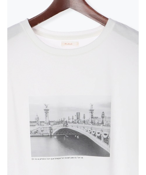 Te chichi（テチチ）の「モノクロフォトTシャツ（bridge）（Tシャツ/カットソー・レディース・オフホワイト・ﾌﾘ-）」の8枚目の写真