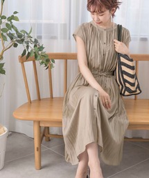 URBAN RESEARCH | フレンチスリーブヴィンテージサテンドロストワンピース(ワンピース)