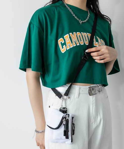 RASVOA（ラスボア）の「3ポーチマルチショルダーBAG（ショルダーバッグ・レディース・ブラック/オフホワイト・FREE）」の11枚目の写真