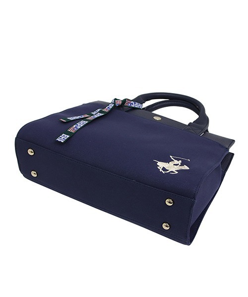 BEVERLY HILLS POLO CLUB(ビバリーヒルズポロクラブ)の「【Beverly Hills Polo Club/ビバリーヒルズポロクラブ】ワンポイントポニー刺繍キャンバストートバッグ(トートバッグ・レディース・ブラック/ネイビー/ホワイト系その他/ホワイト系その他2・FREE)」の16枚目の写真