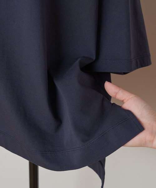 BEARDSLEY（ビアズリー）の「ゆるT（Tシャツ/カットソー・レディース・ネイビー/キャメル/ベビーピンク・FREE）」の8枚目の写真