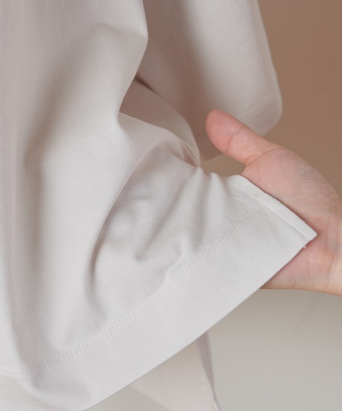 BEARDSLEY（ビアズリー）の「ゆるT（Tシャツ/カットソー・レディース・ネイビー/キャメル/ベビーピンク・FREE）」の10枚目の写真