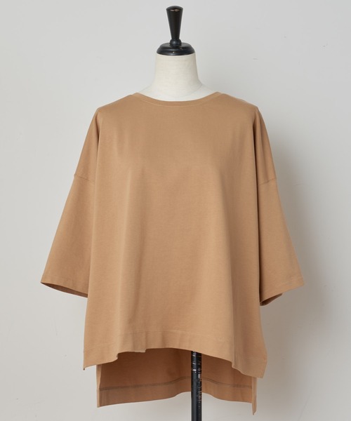 BEARDSLEY（ビアズリー）の「ゆるT（Tシャツ/カットソー・レディース・ネイビー/キャメル/ベビーピンク・FREE）」の19枚目の写真