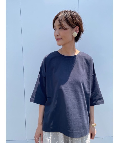 BEARDSLEY（ビアズリー）の「ゆるT（Tシャツ/カットソー・レディース・ネイビー/キャメル/ベビーピンク・FREE）」の21枚目の写真