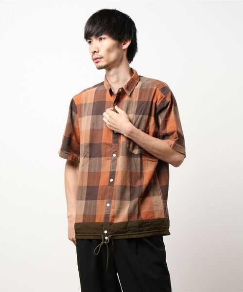 Hub&Spoke（ハブアンドスポーク）の「チェックデザインシャツ（シャツ/ブラウス・メンズ・グレー系その他/レッド系その他/ベージュ系その他・X-LARGE/LARGE/MEDIUM）」の2枚目の写真