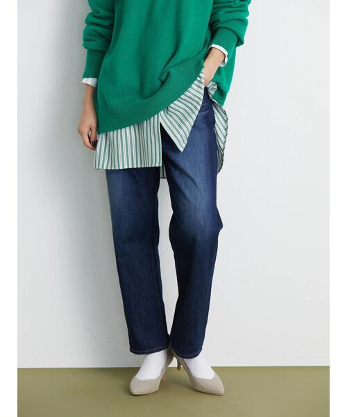 AMERICAN HOLIC（アメリカンホリック）の「ストレートデニム（デニムパンツ・レディース・インディゴブルー/ワンウォッシュ・S/M/L）」の22枚目の写真