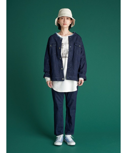 AMERICAN HOLIC（アメリカンホリック）の「ストレートデニム（デニムパンツ・レディース・インディゴブルー/ワンウォッシュ・S/M/L）」の9枚目の写真