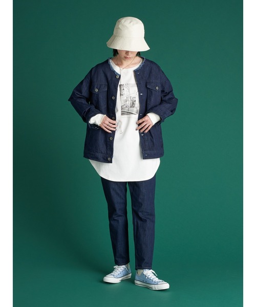 AMERICAN HOLIC（アメリカンホリック）の「ストレートデニム（デニムパンツ・レディース・インディゴブルー/ワンウォッシュ・S/M/L）」の10枚目の写真