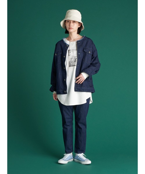 AMERICAN HOLIC（アメリカンホリック）の「ストレートデニム（デニムパンツ・レディース・インディゴブルー/ワンウォッシュ・S/M/L）」の11枚目の写真