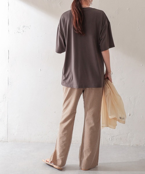 DISCOAT（ディスコート）の「【WEB限定】ナンバーリングロゴTシャツ（Tシャツ/カットソー・レディース・ホワイト/ブラック/アイボリー/スミクロ・FREE）」の22枚目の写真