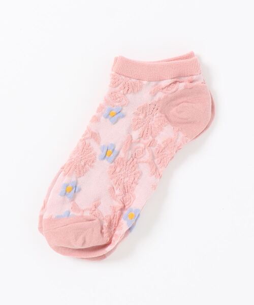 「kakko」（カッコ）の「レディース 花柄スニーカーソックス靴下（ソックス/靴下・レディース・A/B/C/D/E/F/G/H/I/J/K/L/M/N/O/P/S/Q/R・FREE）」の11枚目の写真