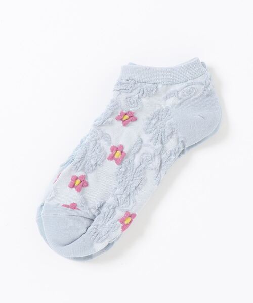 「kakko」（カッコ）の「レディース 花柄スニーカーソックス靴下（ソックス/靴下・レディース・A/B/C/D/E/F/G/H/I/J/K/L/M/N/O/P/S/Q/R・FREE）」の14枚目の写真