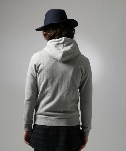 HARE（ハレ）の「ウラキモウジップパーカー(HARE)（パーカー・メンズ・グレー/オフホワイト/ブラック・LARGE/MEDIUM/SMALL）」の5枚目の写真