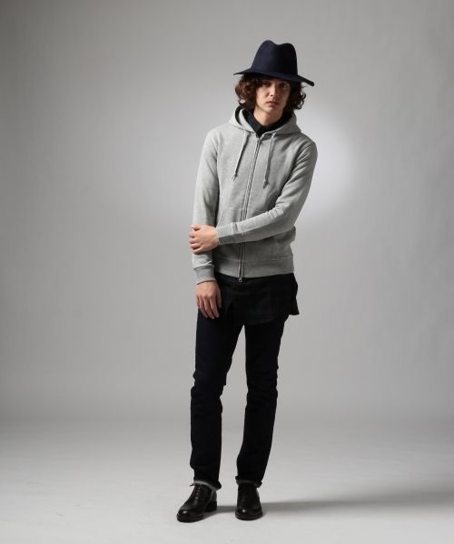 HARE（ハレ）の「ウラキモウジップパーカー(HARE)（パーカー・メンズ・グレー/オフホワイト/ブラック・LARGE/MEDIUM/SMALL）」の13枚目の写真