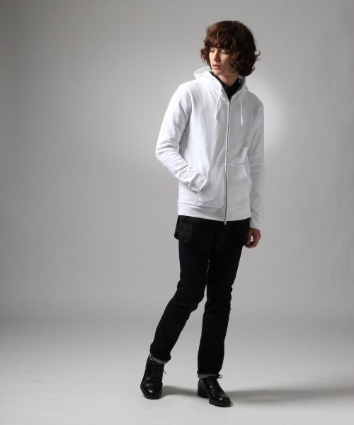 HARE（ハレ）の「ウラキモウジップパーカー(HARE)（パーカー・メンズ・グレー/オフホワイト/ブラック・LARGE/MEDIUM/SMALL）」の14枚目の写真