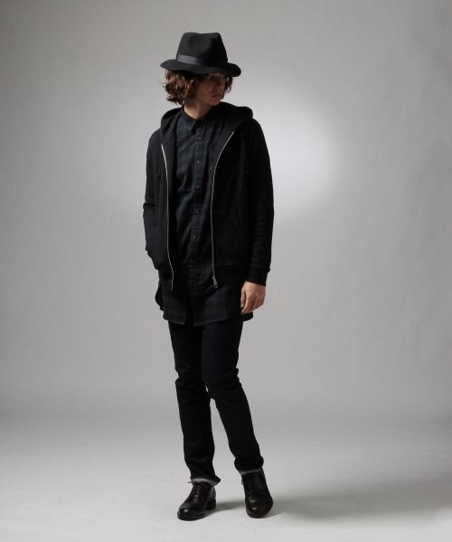 HARE（ハレ）の「ウラキモウジップパーカー(HARE)（パーカー・メンズ・グレー/オフホワイト/ブラック・LARGE/MEDIUM/SMALL）」の8枚目の写真