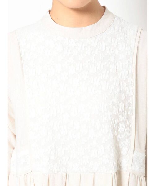 merry jenny（メリージェニー）の「レースビスチェレイヤードワンピース（ワンピース・レディース・ブラック/ベージュ/アイボリー・FREE）」の6枚目の写真