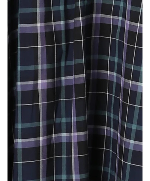 Te chichi(テチチ)の「ローンチェックフレアスカート(スカート・レディース・ネイビー/オフホワイト・フリ-)」の15枚目の写真