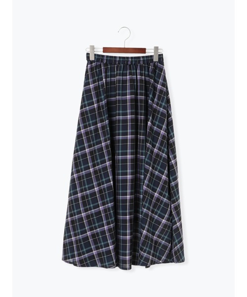 Te chichi(テチチ)の「ローンチェックフレアスカート(スカート・レディース・ネイビー/オフホワイト・フリ-)」の17枚目の写真