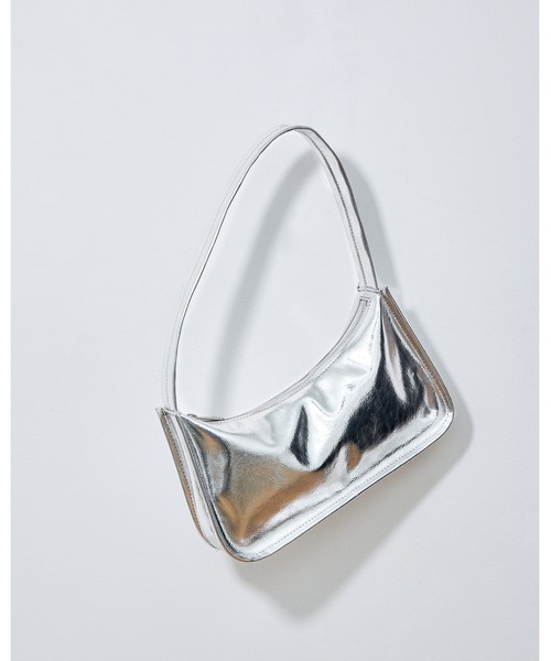 ADAM ET ROPE'（アダムエロペ）の「カラーミニショルダーバッグ（ショルダーバッグ・レディース・シルバー/オレンジ/ミント/クリーム・FREE）」の4枚目の写真