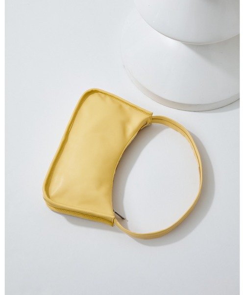 ADAM ET ROPE'（アダムエロペ）の「カラーミニショルダーバッグ（ショルダーバッグ・レディース・シルバー/オレンジ/ミント/クリーム・FREE）」の2枚目の写真