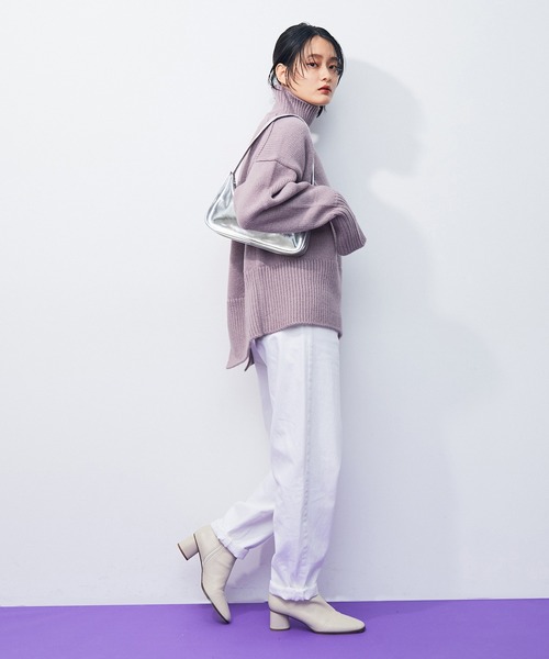 ADAM ET ROPE'（アダムエロペ）の「カラーミニショルダーバッグ（ショルダーバッグ・レディース・シルバー/オレンジ/ミント/クリーム・FREE）」の6枚目の写真