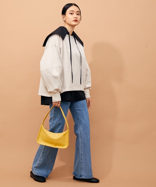 ADAM ET ROPE'（アダムエロペ）の「カラーミニショルダーバッグ（ショルダーバッグ・レディース・シルバー/オレンジ/ミント/クリーム・FREE）」の8枚目の写真