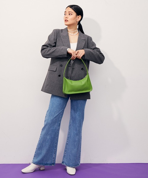 ADAM ET ROPE'（アダムエロペ）の「カラーミニショルダーバッグ（ショルダーバッグ・レディース・シルバー/オレンジ/ミント/クリーム・FREE）」の9枚目の写真