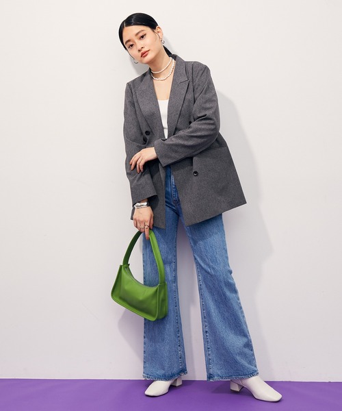 ADAM ET ROPE'（アダムエロペ）の「カラーミニショルダーバッグ（ショルダーバッグ・レディース・シルバー/オレンジ/ミント/クリーム・FREE）」の22枚目の写真