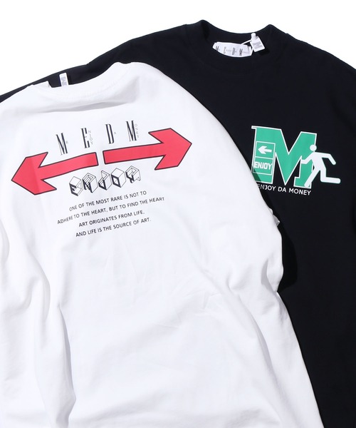 M.E.D.M（エムイーディーエム）の「M.E.D.M/エムイーディーエム MEDM Exit Tee Tシャツ（Tシャツ/カットソー・メンズ・ホワイト/ブラック・M/L/XL）」の12枚目の写真