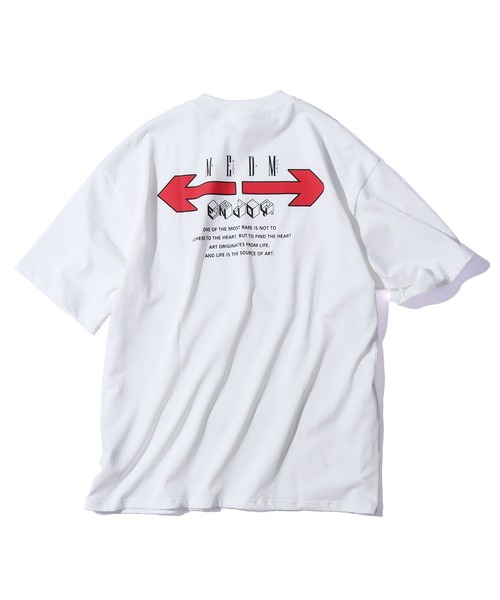 M.E.D.M（エムイーディーエム）の「M.E.D.M/エムイーディーエム MEDM Exit Tee Tシャツ（Tシャツ/カットソー・メンズ・ホワイト/ブラック・M/L/XL）」の14枚目の写真