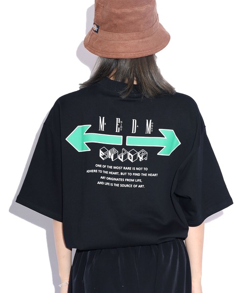 M.E.D.M（エムイーディーエム）の「M.E.D.M/エムイーディーエム MEDM Exit Tee Tシャツ（Tシャツ/カットソー・メンズ・ホワイト/ブラック・M/L/XL）」の4枚目の写真