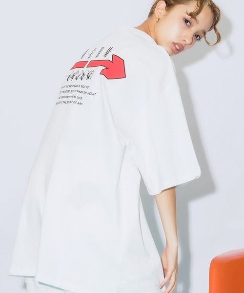 M.E.D.M（エムイーディーエム）の「M.E.D.M/エムイーディーエム MEDM Exit Tee Tシャツ（Tシャツ/カットソー・メンズ・ホワイト/ブラック・M/L/XL）」の20枚目の写真