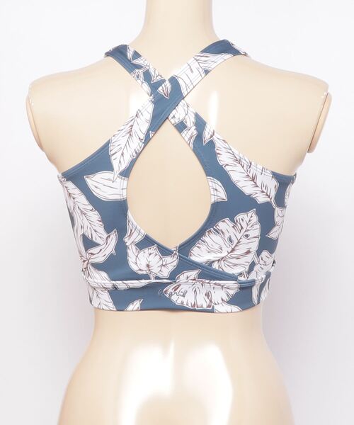 Ungrid（アングリッド）の「【ムラサキスポーツ別注】UNGRID/アングリッド 水陸両用  リーフ柄/くすみカラー/ フィットネスブラトップ/セットアップ対応  61311（水着・レディース・グリーン/ブルー/カーキ・M/L）」の5枚目の写真