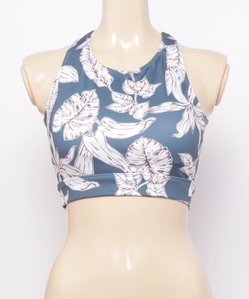 Ungrid（アングリッド）の「【ムラサキスポーツ別注】UNGRID/アングリッド 水陸両用  リーフ柄/くすみカラー/ フィットネスブラトップ/セットアップ対応  61311（水着・レディース・グリーン/ブルー/カーキ・M/L）」の16枚目の写真