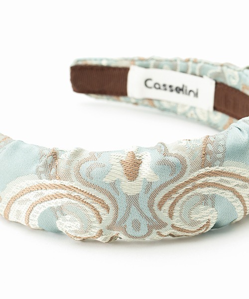 Casselini（キャセリーニ）の「Casselini(キャセリーニ)テキスタイルカチューシャ（カチューシャ・レディース・ブラック/アイボリー/グリーン/ブルー・FREE）」の18枚目の写真