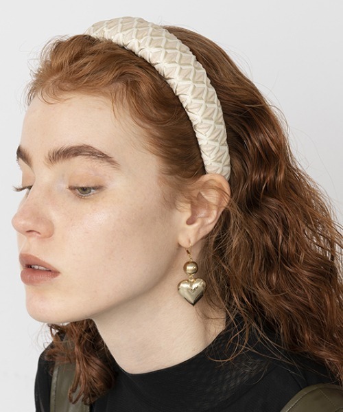 Casselini（キャセリーニ）の「Casselini(キャセリーニ)テキスタイルカチューシャ（カチューシャ・レディース・ブラック/アイボリー/グリーン/ブルー・FREE）」の19枚目の写真