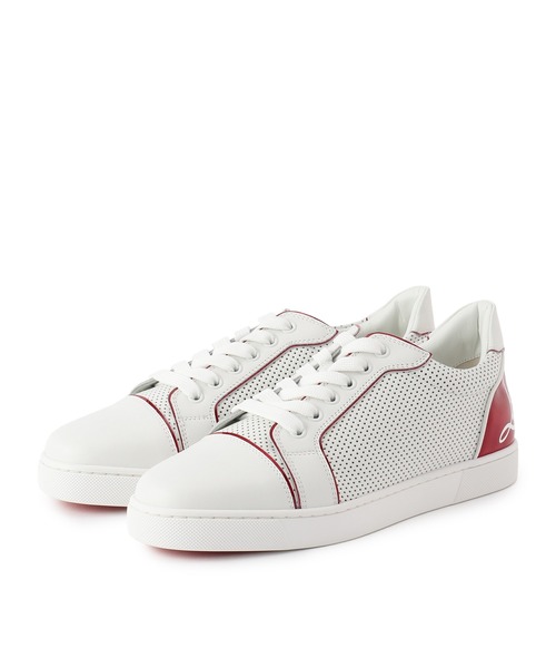 Christian Louboutin(クリスチャンルブタン)の「CHRISTIAN LOUBOUTIN / "Fun Viera Flat" ロートップスニーカー(スニーカー・レディース・ホワイト・35/38/36/37)」の6枚目の写真