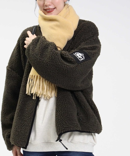 CAMP7（キャンプセブン）の「【CAMP7】リバーシブルボアジャケット（その他アウター・レディース・オフホワイト/グリーン/ホワイト×カーキブラウン・M/L）」の14枚目の写真