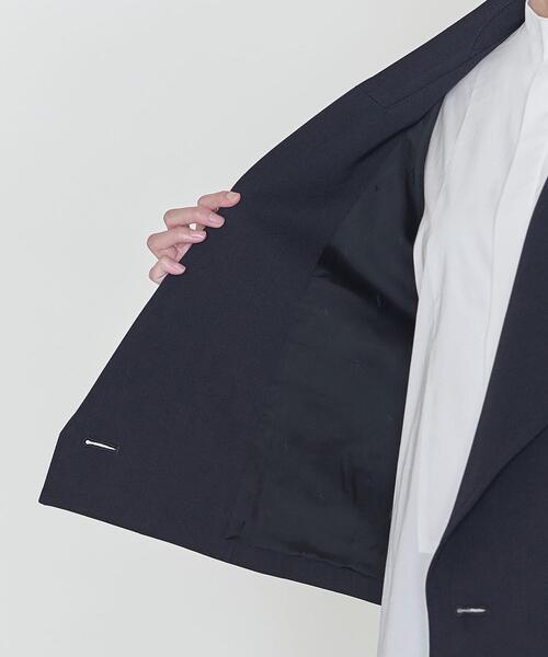 ASTRAET（アストラット）の「＜ASTRAET（アストラット）＞ギャバ ショート トレンチコート（トレンチコート・レディース・ネイビー/モカ・FREE）」の17枚目の写真