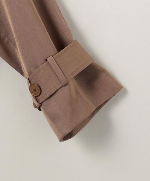 ASTRAET（アストラット）の「＜ASTRAET（アストラット）＞ギャバ ショート トレンチコート（トレンチコート・レディース・ネイビー/モカ・FREE）」の19枚目の写真