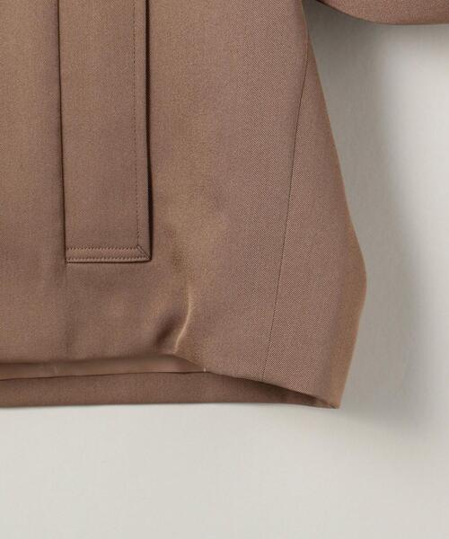 ASTRAET（アストラット）の「＜ASTRAET（アストラット）＞ギャバ ショート トレンチコート（トレンチコート・レディース・ネイビー/モカ・FREE）」の18枚目の写真