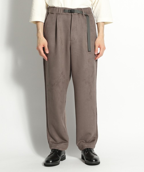 niko and...(ニコアンド)の「フェイクレザーイージーパンツ(スラックス・メンズ・ブラック/ベージュ・MEDIUM/LARGE)」の12枚目の写真