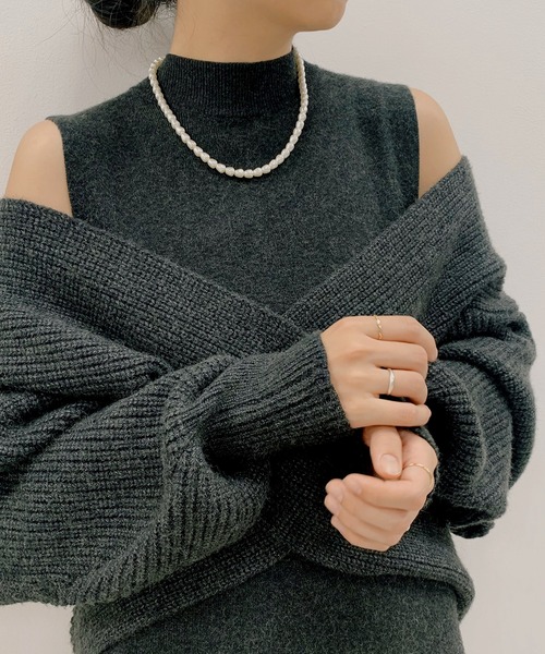 natural couture(ナチュラルクチュール)の「【ZOZO限定】パール×ゴールド6点セット(ネックレス・レディース・その他1/その他2/その他3・FREE)」の5枚目の写真