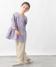 GLOBAL WORK | 【キッズ】ティアードブラウス7分袖/215318(シャツ/ブラウス)